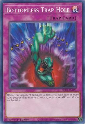 Bottomless Trap Hole - SDBT-EN029 - Common 1st Edition Beware of Traptrix 1st Edition Singles (espnol)
