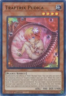 SJ Traptrix Pudica - SDBT-EN001 - Ultra Rare 1st Edition
Beware of Traptrix 1st Edition Singles