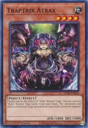 Traptrix Atrax - SDBT-EN003 - Common 1st Edition Beware of Traptrix 1st Edition Singles