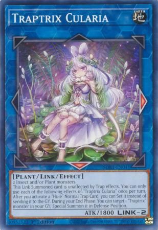 Traptrix Cularia - SDBT-EN041 - Common 1st Edition
Beware of Traptrix 1st Edition Singles