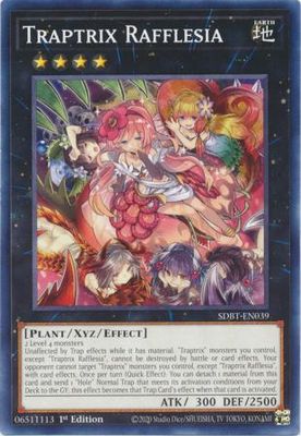 Traptrix Rafflesia - SDBT-EN039 - Common 1st Edition Beware of Traptrix 1st Edition Singles