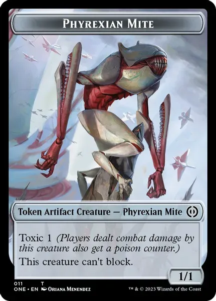 Phyrexian Mite Token (011) - Phyrexia: All Will Be One (ONE) Phyrexia: All Will Be One