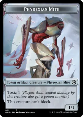 Phyrexian Mite Token (011) - Phyrexia: All Will Be One (ONE) Phyrexia: All Will Be One