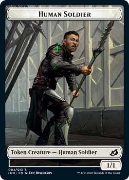 Human Soldier Token 004/013 - IKO Ikoria: Lair of Behemoths Singles