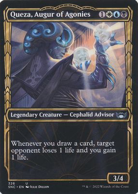 Queza, Augur of Agonies (Showcase) 326 - Streets of New Capenna (SNC) (FOIL)