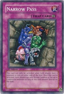 Narrow Pass - PGD-097 - Common 1st Edition Pharaonic Guardian [PGD] 1st Edition Singles