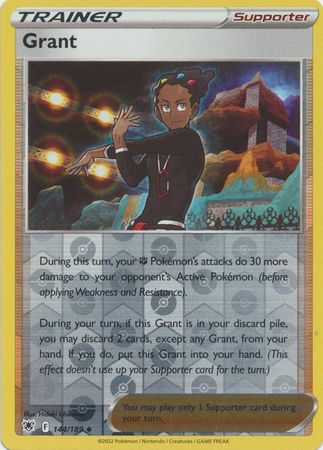 Grant - 144/189 - Uncommon Reverse Holo
Sword &amp; Shield: Astral Radiance Reverse Holo Singles