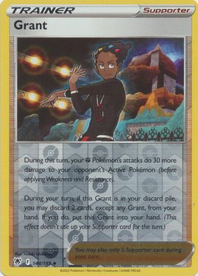 Grant - 144/189 - Uncommon Reverse Holo
Sword &amp; Shield: Astral Radiance Reverse Holo Singles