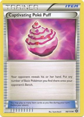 Captivating Poke Puff - 99/114 - Uncommon XY: Steam Siege Singles