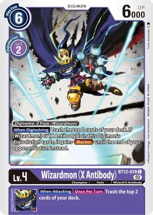 Wizardmon (X Antibody) - Across Time (BT12)
Across Time