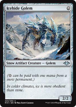 Icehide Golem 224/254
Modern Horizons Singles