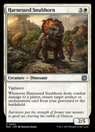 Harnessed Snubhorn 0003 March of the Machine: The Aftermath Singles