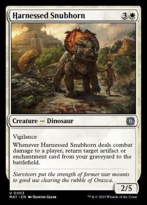 Harnessed Snubhorn 0003 March of the Machine: The Aftermath Singles
