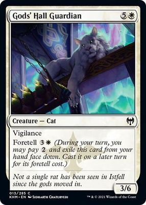 Gods&#39; Hall Guardian 13/285
Kaldheim Singles