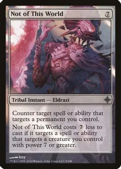 SJ Not of This World - Rise of the Eldrazi (ROE)
Rise of the Eldrazi Foil