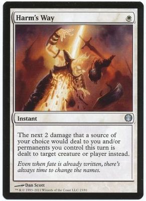 Harm&#39;s Way
Duel Decks Knights vs. Dragons Singles