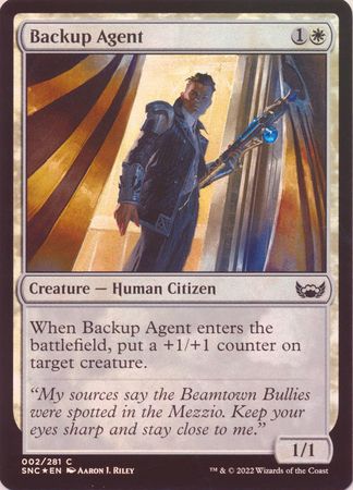 Backup Agent 002/281 - Foil
Streets of New Capenna Foil Singles