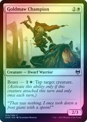Goldmaw Champion 014/285 - Foil Kaldheim Foil Singles