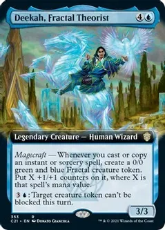 SJ Deekah, Fractal Theorist (Extended Art) - Commander 2021 (C21)
Commander 2021