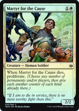 Martyr for the Cause 023/264 - Foil
War of the Spark Foil Singles (Español)