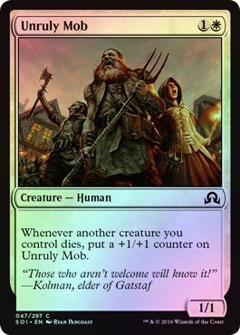Unruly Mob 047/297 - Foil
Shadows over Innistrad Foil Singles (Español)