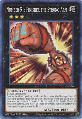 Number 51: Finisher the Strong Arm - DLCS-EN120 - Common 1st Edition Dragons of Legend The Complete Series 1st Edition Singles