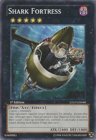 Shark Fortress - LTGY-EN048 - Common 1st Edition Lord of the Tachyon Galaxy 1st Edition Singles