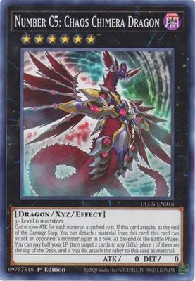 Number C5: Chaos Chimera Dragon - DLCS-EN045 - Common 1st Edition
Dragons of Legend The Complete Series 1st Edition Singles