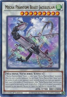 Mecha Phantom Beast Jaculuslan - MAGO-EN066 - Rare 1st Edition Maximum Gold 1st Edition Singles *Espanol*