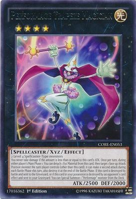 Performage Trapeze Magician - CORE-EN053 - Rare 1st Edition Clash of Rebellions 1st Edition Singles  (español)