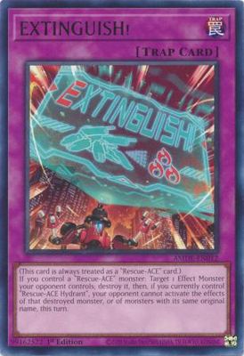 EXTINGUISH! - AMDE-EN012 - Rare 1st Edition Amazing Defenders 1st Edition Singles (espanol)