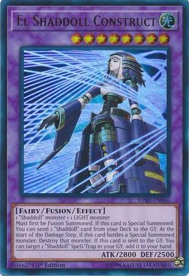 El Shaddoll Construct - SDSH-EN046 - Ultra Rare 1st Edition
Structure Deck: Shaddoll Showdown Singles
