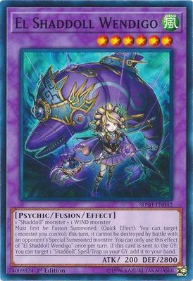 El Shaddoll Wendigo - SDSH-EN042 - Common 1st Edition Structure Deck: Shaddoll Showdown Singles
