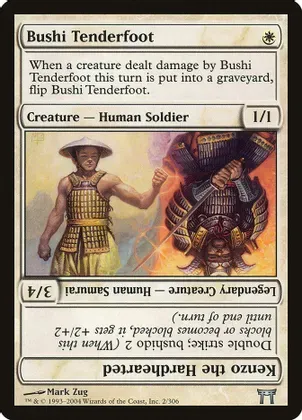 SJ Bushi Tenderfoot // Kenzo the Hardhearted - Champions of Kamigawa (CHK)
Champions of Kamigawa Foil