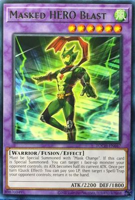 Masked HERO Blast - TOCH-EN047 - Rare Unlimited Toon Chaos Unlimited Singles