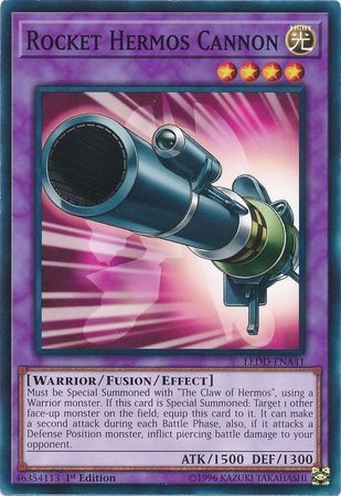 Rocket Hermos Cannon - LEDD-ENA41 - Common 1st Edition Legendary Dragon Decks Singles
