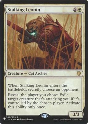 Stalking Leonin 007/309 - The List
The List Singles