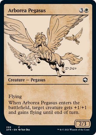 Arborea Pegasus 299 - Showcase / Rulebook Adventures in the Forgotten Realms Collector Booster Singles