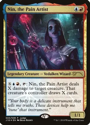 SJ Nin, the Pain Artist - Judge Promos (JDG)
Judge Promos Foil