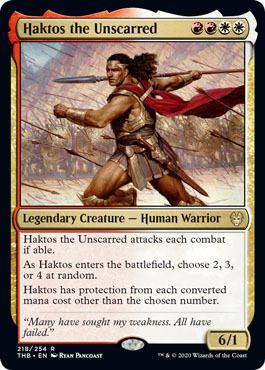 Haktos the Unscarred 218/254
Theros: Beyond Death Singles (Español)