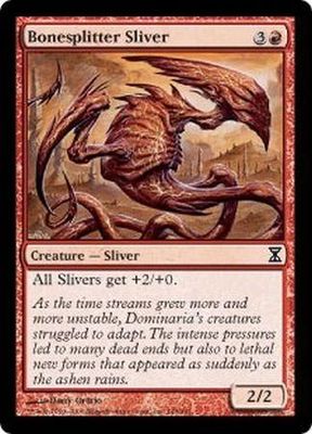 Bonesplitter Sliver 149/301 - Time Spiral Singles