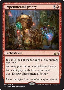 Experimental Frenzy 099/259
Guilds of Ravnica Singles(Español)