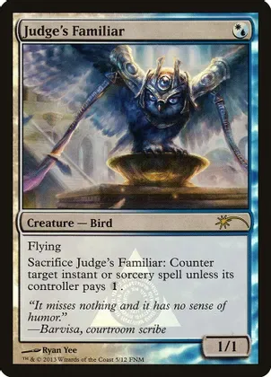 SJ Judge&#39;s Familiar - FNM Promos (FNM)
FNM Promos Foil (Espanol)
