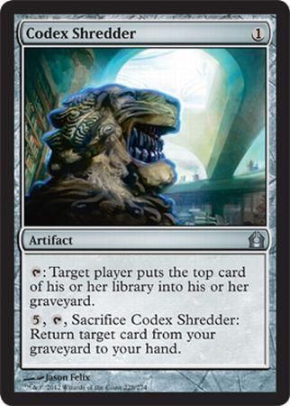 Codex Shredder
Return to Ravnica Singles(Español)