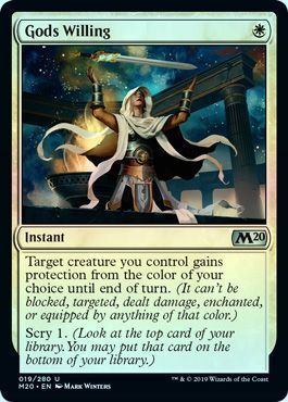 Gods Willing 019/280 - Foil Magic 2020 (M20) Foil Singles