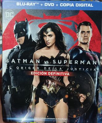 SJ Batman vs Superman El Origen de la Justicia Edicion Definiitiva Blu Ray Original Usado Completo