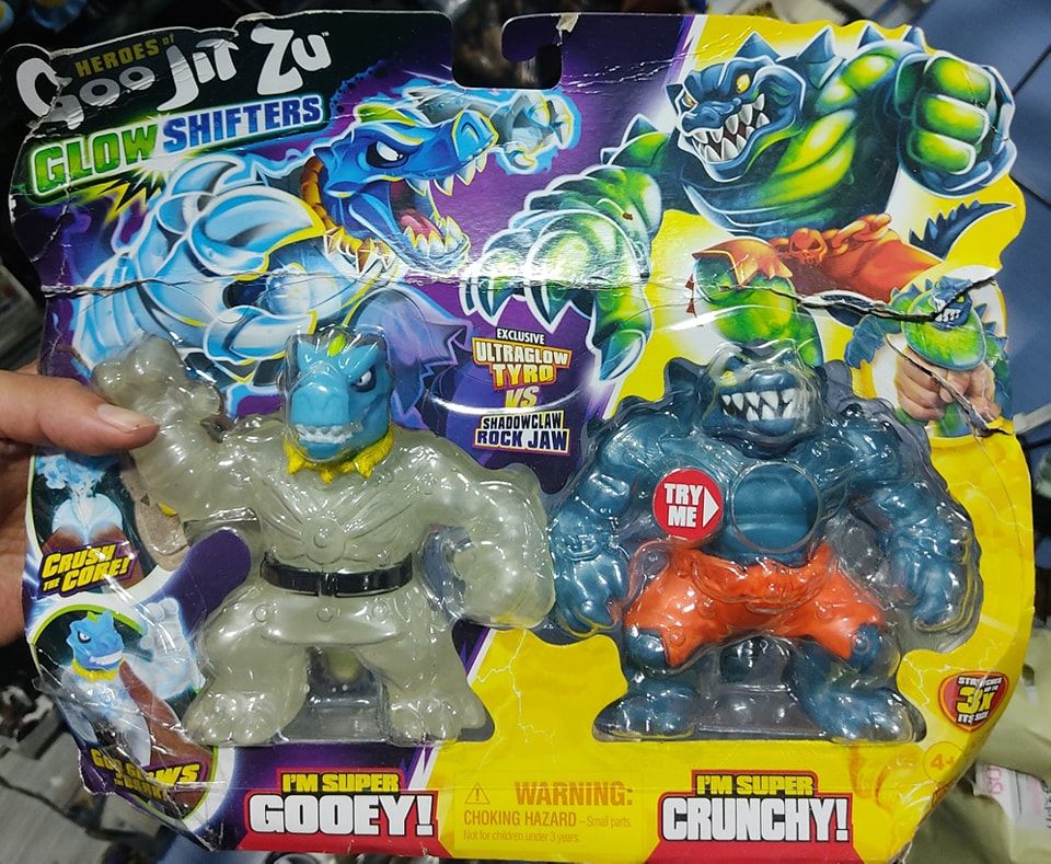 SJ Heroes Goojit Zu Glow Shifters *Empaque Danado*