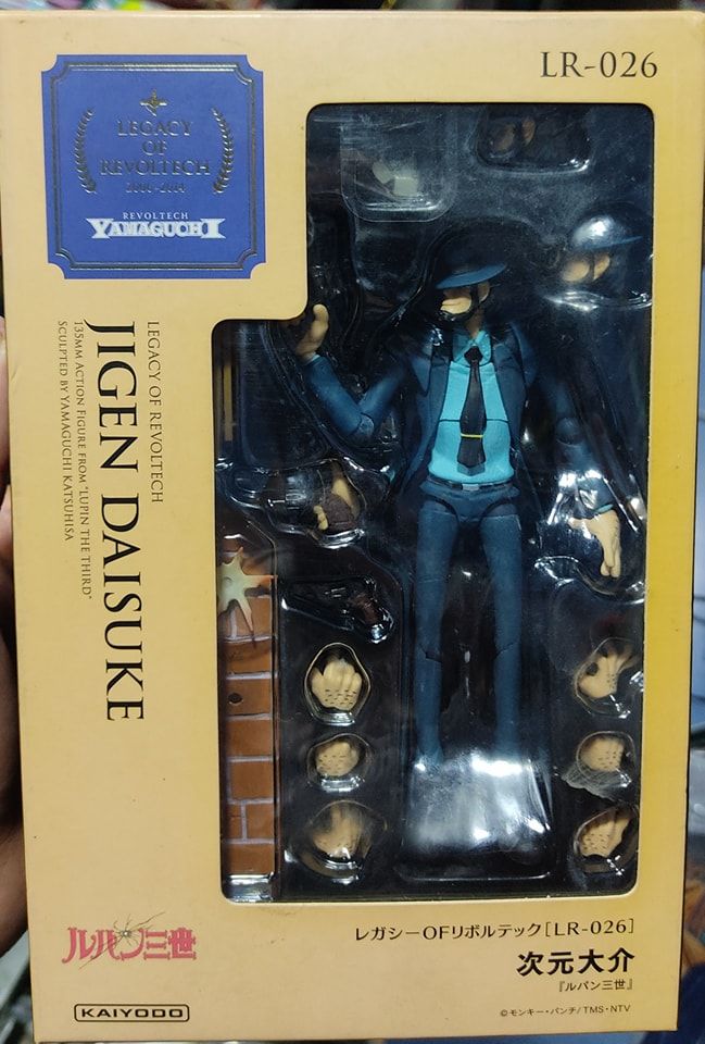 NELA-d Jigen Daisuke Revoltech Figura Anime Lupin