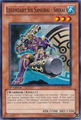 Legendary Six Samurai - Shinai - STOR-EN023 - Common 1st Edition Storm of Ragnarok 1st Edition Singles *Espanol*