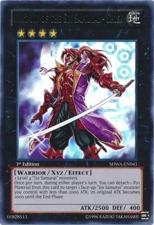 Shadow of the Six Samurai - Shien - SDWA-EN041 - Ultra Rare 1st Edition Structure Deck: Samurai Warlords 1st Edition Singles